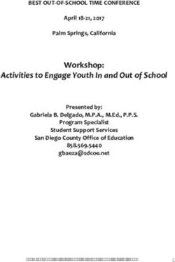 Workshop: Activities to Engage Youth In and Out of School - BOOST ...