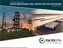 PACER BENCHMARK REAL ESTATE SECTOR STRATEGIES - Institutional Presentation