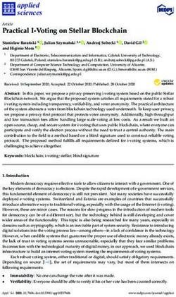 Practical I-Voting on Stellar Blockchain - MDPI