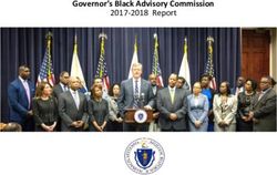 Governor's Black Advisory Commission - 2017-2018 Report - Mass.gov