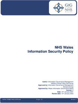 NHS Wales Information Security Policy