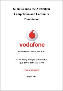 Submission to the Australian Competition and Consumer Commission - PUBLIC VERSION MTAS Pricing Principles Determination 1 July 2007 to 31 December ...