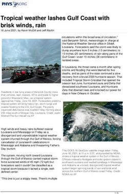 Tropical weather lashes Gulf Coast with brisk winds, rain - Phys.org