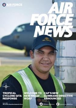 TROPICAL CYCLONE GITA RESPONSE WELCOME TO NEW RNZAF WOAF