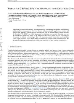 ROBOTICS CTF (RCTF), A PLAYGROUND FOR ROBOT HACKING