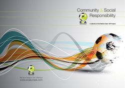 Community & Social Responsibility - www.ecaeurope.com Rte de St-Cergue 9 CH-1260 Nyon