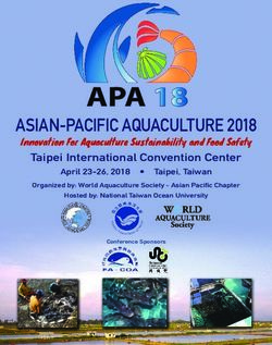 ASIAN-PACIFIC AQUACULTURE 2018 - Innovation For Aquaculture Sustainability and Food Safety - The World Aquaculture Society