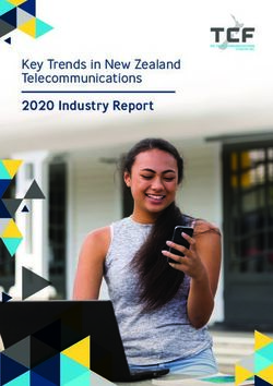 2020 Industry Report Key Trends in New Zealand Telecommunications - TCF.org.nz