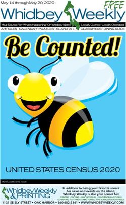 B Counte ! - UNITED STATES CENSUS 2020 - Whidbey Weekly