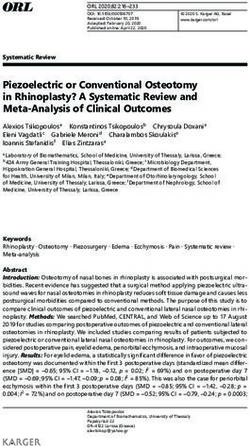 Piezoelectric or Conventional Osteotomy in Rhinoplasty? A Systematic Review and Meta-Analysis of Clinical Outcomes - Karger Publishers