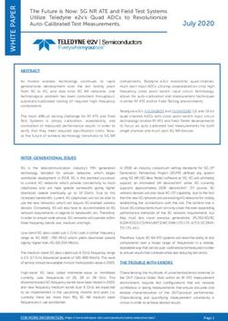 The Future is Now: 5G NR ATE and Field Test Systems Utilize Teledyne e2v's Quad ADCs to Revolutionize Auto-Calibrated Test Measurements.