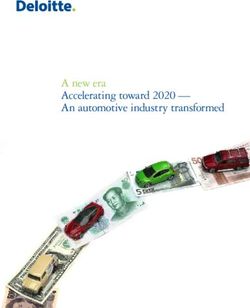 A new era Accelerating toward 2020 - An automotive industry transformed