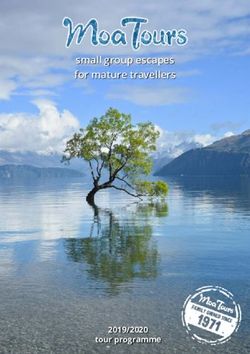 Small group escapes for mature travellers - 2019/2020 tour programme - MoaTours