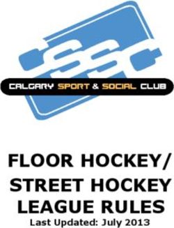 FLOOR HOCKEY/ STREET HOCKEY LEAGUE RULES - Last Updated: July 2013