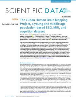 The Cuban Human Brain Mapping Project, a young and middle age population-based EEG, MRI, and cognition dataset - Nature