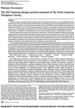 The 2017 hormone therapy position statement of The North American Menopause Society