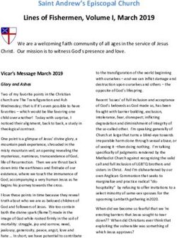 Saint Andrew's Episcopal Church Lines of Fishermen, Volume I, March 2019 - St. Andrew's Episcopal ...