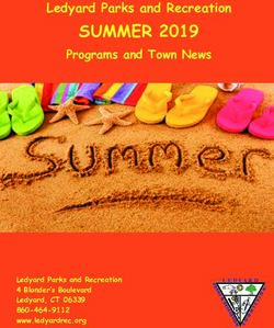 SUMMER 2019 Programs and Town News - Ledyard Parks and Recreation - Ledyard Parks & Recreation