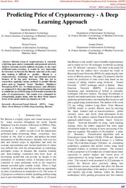 Predicting Price of Cryptocurrency - A Deep Learning Approach