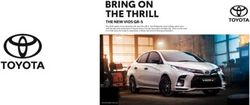BRING ON THE THRILL THE NEW VIOS GR-S