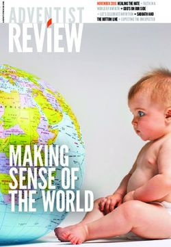 MAKING SENSE OF THE WORLD - Adventist Review