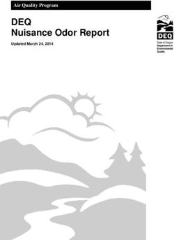 DEQ Nuisance Odor Report - Air Quality Program