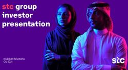 Stc group investor presentation - Investor Relations Q1, 2021