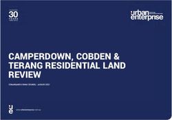 CAMPERDOWN, COBDEN & TERANG RESIDENTIAL LAND REVIEW - CORANGAMITE SHIRE COUNCIL | AUGUST 2021