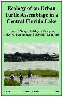 Ecology of an Urban Turtle Assemblage in a Central Florida Lake - Bryan T. Snapp, Ashley L. Pelegrin, Jaleel O. Benjamin, and Gabriel J. Langford