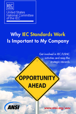 Why IEC Standards Work Is Important to My Company - United States National Committee of the IEC