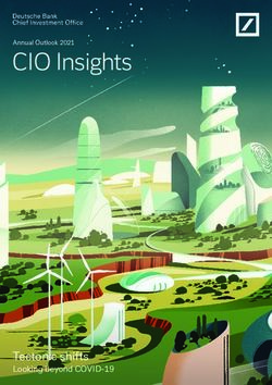CIO Insights - Tectonic shifts Looking beyond COVID-19 - Deutsche Bank Wealth Management