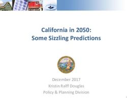 California in 2050: Some Sizzling Predictions - December 2017 Kristin Ralff Douglas Policy & Planning Division - CA.gov
