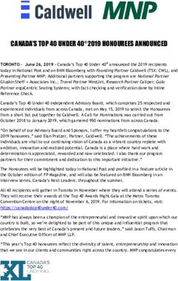 CANADA'S TOP 40 UNDER 40 2019 HONOUREES ANNOUNCED - Canada's Top 40 ...