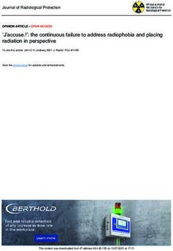 J'accuse : the continuous failure to address radiophobia and placing radiation in perspective - IOPscience