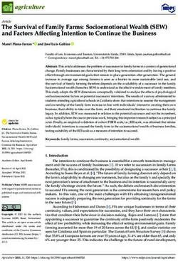 The Survival of Family Farms: Socioemotional Wealth (SEW) and Factors Affecting Intention to Continue the Business - MDPI