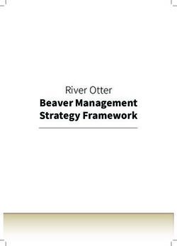 Beaver Management Strategy Framework - River Otter - Devon ...