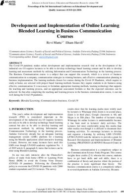 Development and Implementation of Online Learning Blended Learning in Business Communication Courses