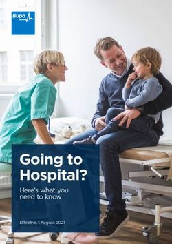 Going to Hospital? Here's what you need to know - Effective 1 August 2021 - Bupa
