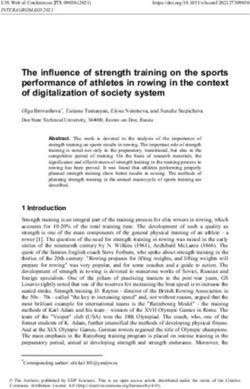 The influence of strength training on the sports performance of athletes in rowing in the context of digitalization of society system