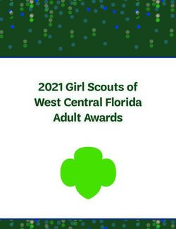 2021 Girl Scouts of West Central Florida Adult Awards