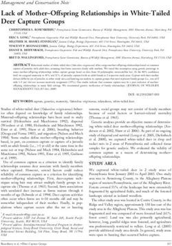Lack of Mother-Offspring Relationships in White-Tailed Deer Capture Groups