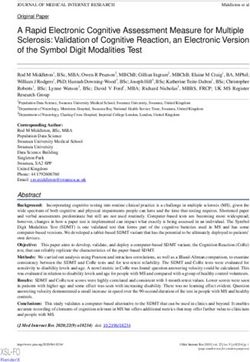 A Rapid Electronic Cognitive Assessment Measure for Multiple Sclerosis: Validation of Cognitive Reaction, an Electronic Version of the Symbol ...