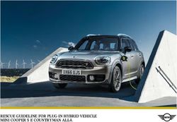 RESCUE GUIDELINE FOR PLUG-IN HYBRID VEHICLE MINI COOPER S E COUNTRYMAN ALL4 - NFPA