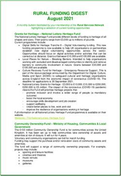 RURAL FUNDING DIGEST August 2021 - Rural Services Network