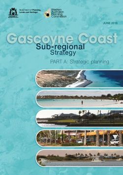Gascoyne Coast Sub-regional - Strategy - Department of Planning, Lands and Heritage