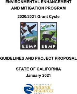 ENVIRONMENTAL ENHANCEMENT AND MITIGATION PROGRAM - GUIDELINES AND PROJECT PROPOSAL STATE OF CALIFORNIA - 2020/2021 Grant Cycle - January 2021