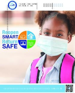 2021 2020 A GUIDE TO THE REOPENING OF MIAMI-DADE COUNTY PUBLIC SCHOOLS - Miami-Dade County Public Schools