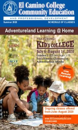 Adventureland Learning @ Home - El Camino College ...