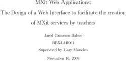 MXit Web Applications: The Design of a Web Interface to facilitate the creation of MXit services by teachers - BBXJAR001 Jared Cameron Baboo ...