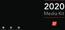 2020 Media Kit @hotel_news_now - Hotel News Now